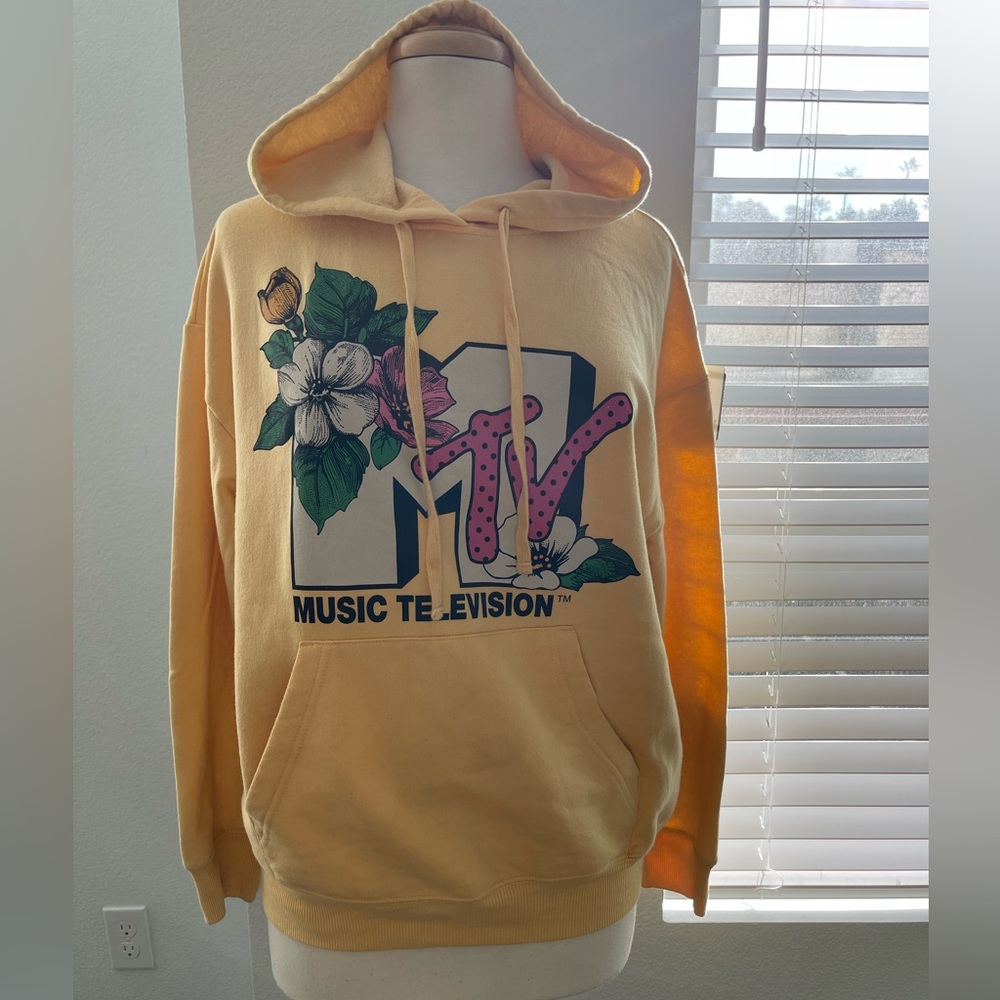 MTV Yellow Hoodie with Logo